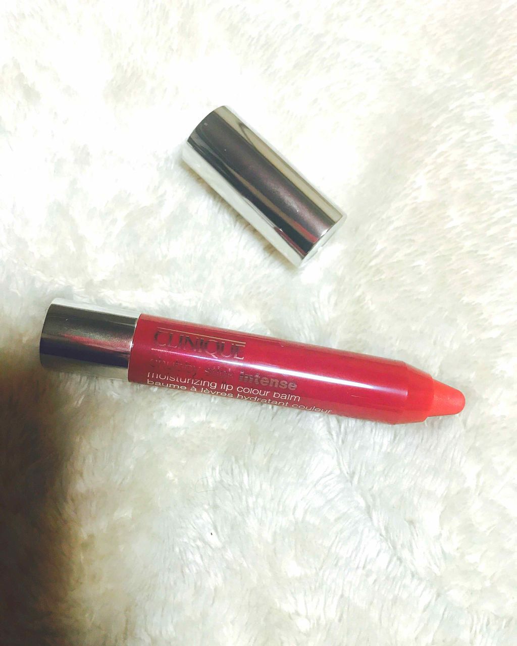 チャビー スティック インテンス モイスチャライジング リップ カラーバーム/CLINIQUE/口紅を使ったクチコミ（1枚目）