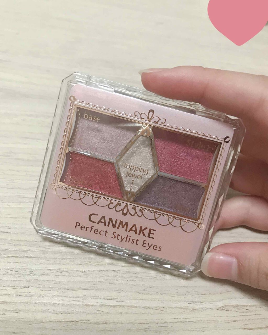 【旧品】パーフェクトスタイリストアイズ/キャンメイク/アイシャドウパレットを使ったクチコミ（1枚目）