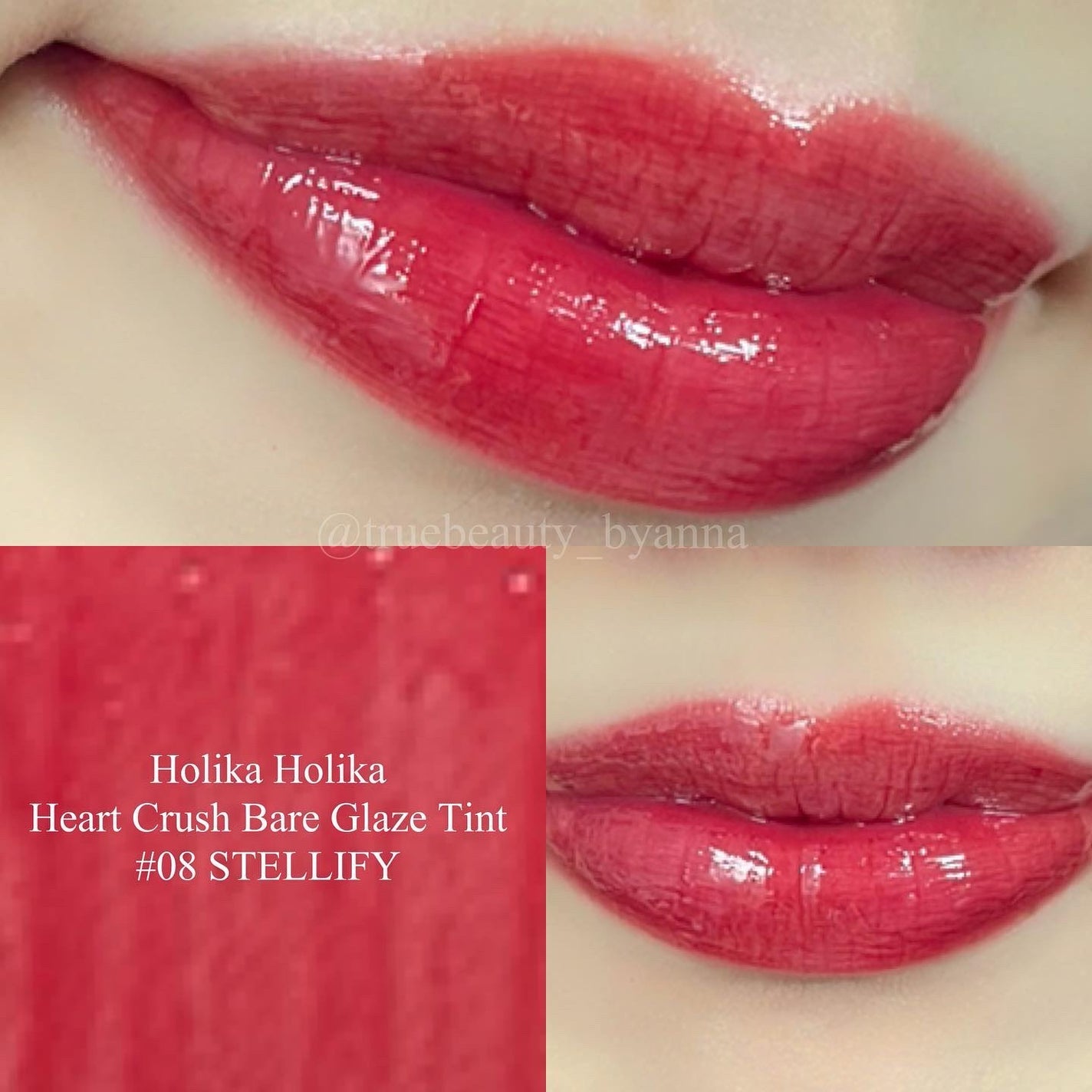 ハートクラッシュ ベアグレイズティント/HOLIKA HOLIKA/リップティントを使ったクチコミ(8枚目)