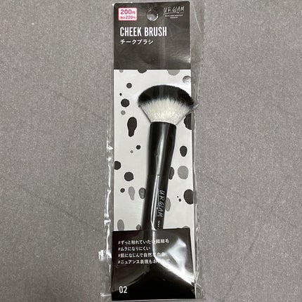 UR GLAM CHEEK BRUSH/U R GLAM/メイクブラシを使ったクチコミ(1枚目)
