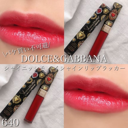 シャイニッシモ ハイシャインリップラッカー/DOLCE&GABBANA BEAUTY/口紅を使ったクチコミ(1枚目)