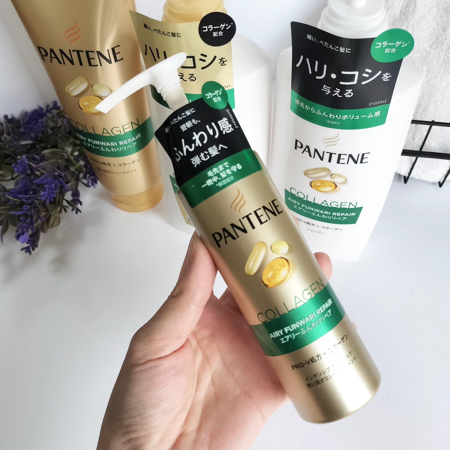 エアリーふんわりリペア インテンシブ ヴィタミルク 洗い流さないトリートメント 125ml/パンテーン/アウトバストリートメントを使ったクチコミ（2枚目）