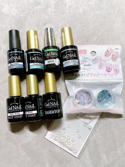 ジェルネイル(ライト対応)/セリア/ジェルネイルを使ったクチコミ(2枚目)