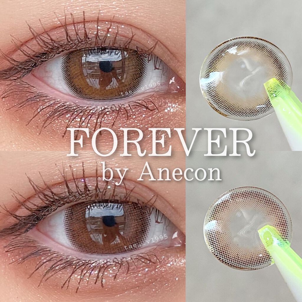 フォーエバー バイ アネコン/モテコン/カラーコンタクトレンズを使ったクチコミ（1枚目）