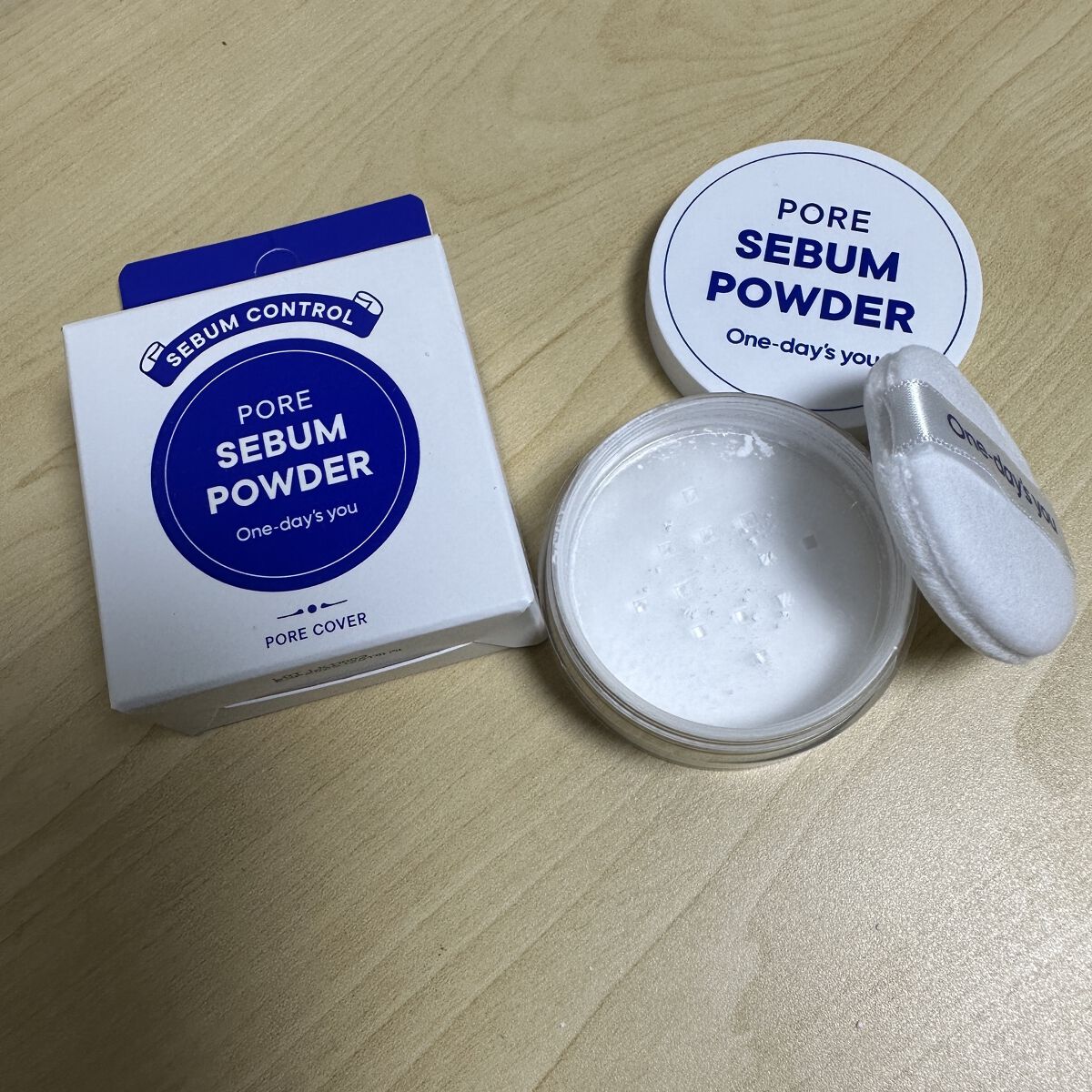 ポアセバムパウダー/One-day's you/ルースパウダーを使ったクチコミ（3枚目）