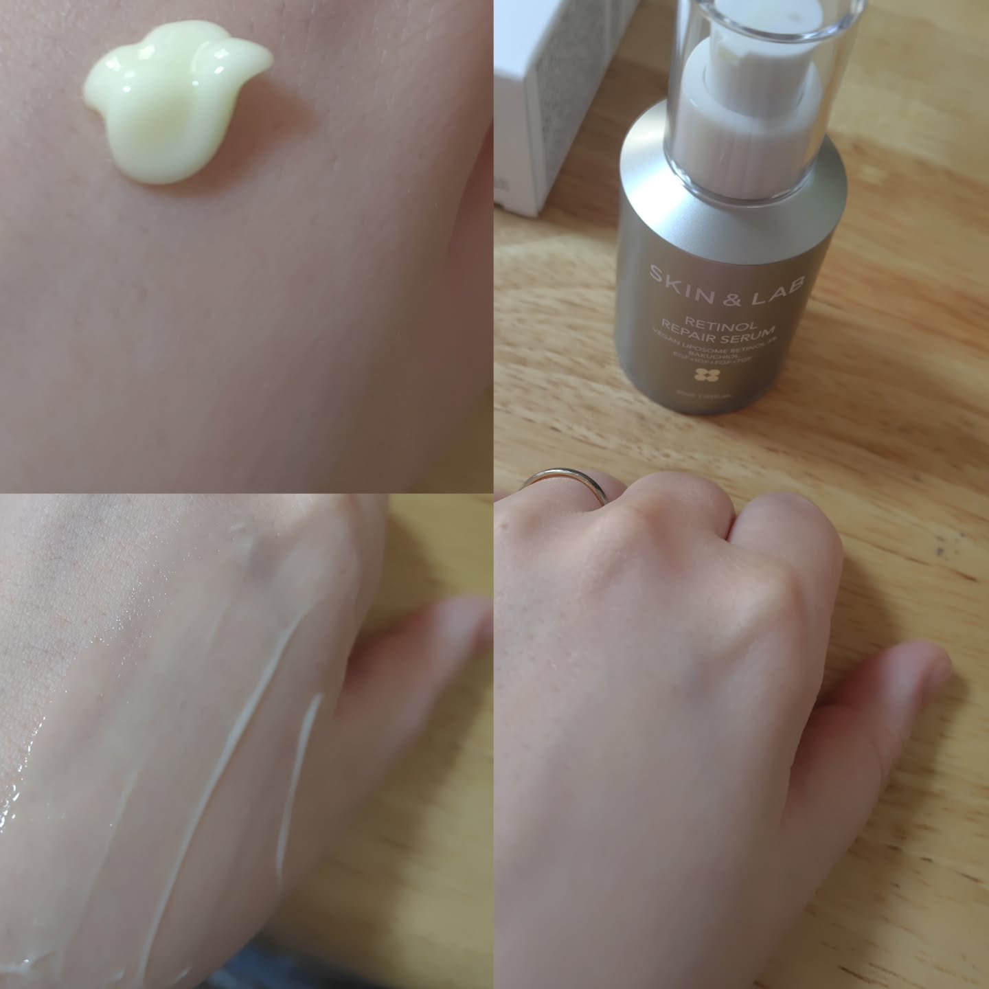 ヴィーガンリポソームレチノールセラム/SKIN&LAB/美容液を使ったクチコミ（3枚目）