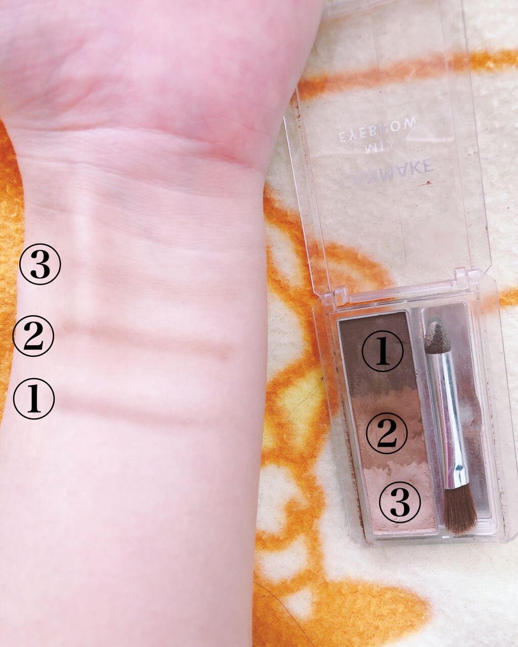 ミックスアイブロウ/キャンメイク/パウダーアイブロウを使ったクチコミ（3枚目）