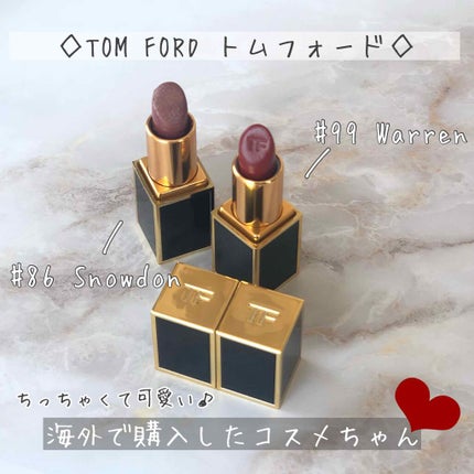 リップス アンド ボーイズ 86A スノードン/TOM FORD BEAUTY/口紅の画像