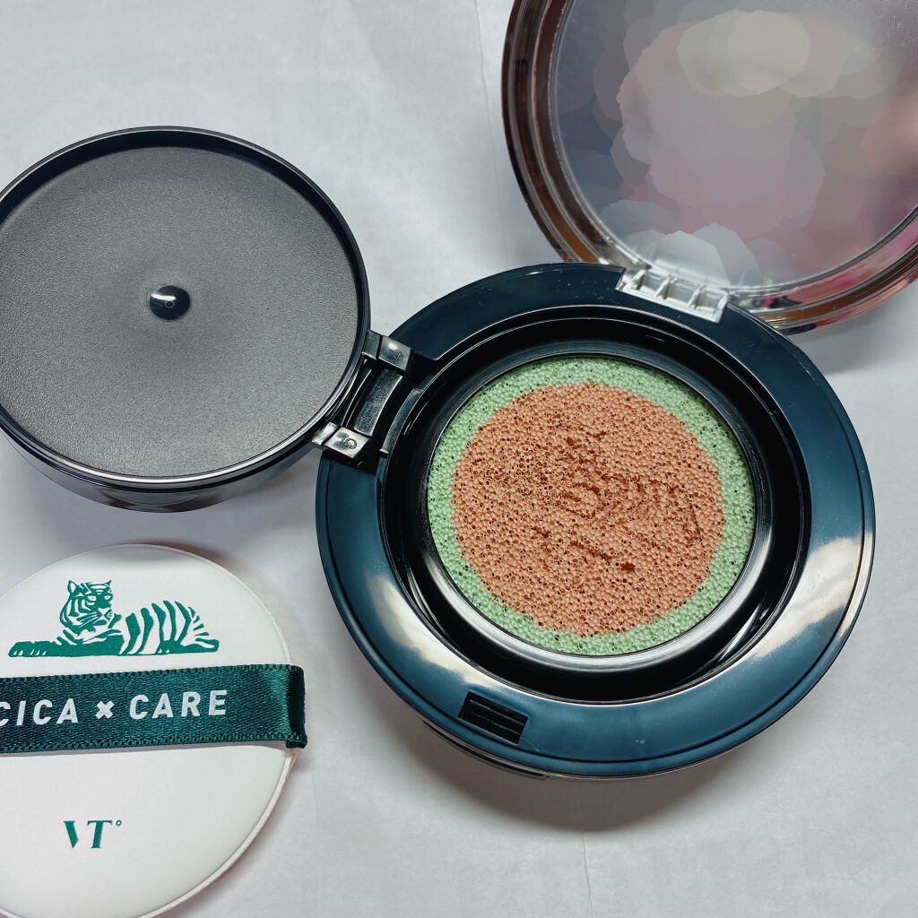 CICAレッドネスカバークッション/VT/クッションファンデーションを使ったクチコミ（2枚目）