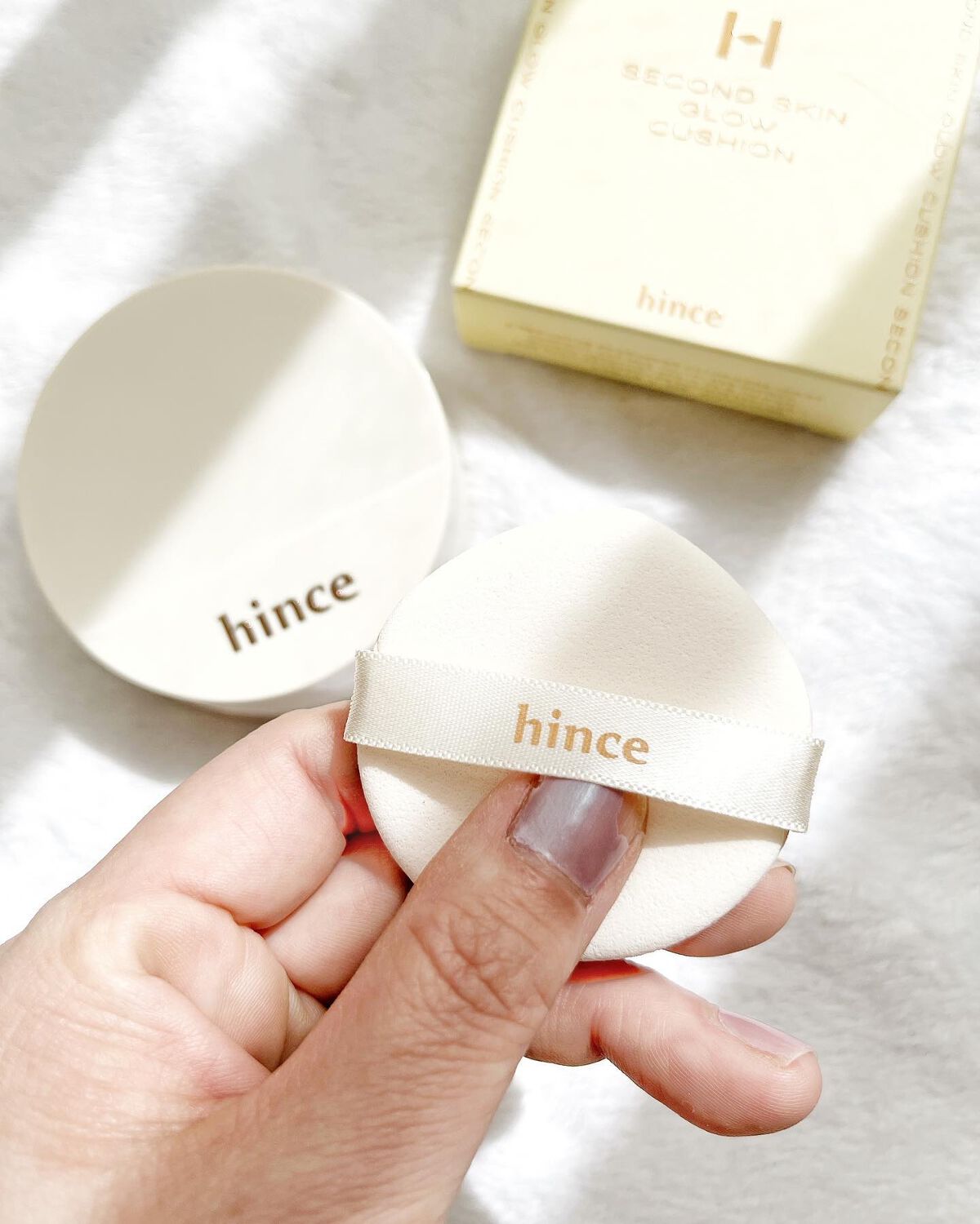 セカンドスキングロウクッション/hince/クッションファンデーションを使ったクチコミ(3枚目)
