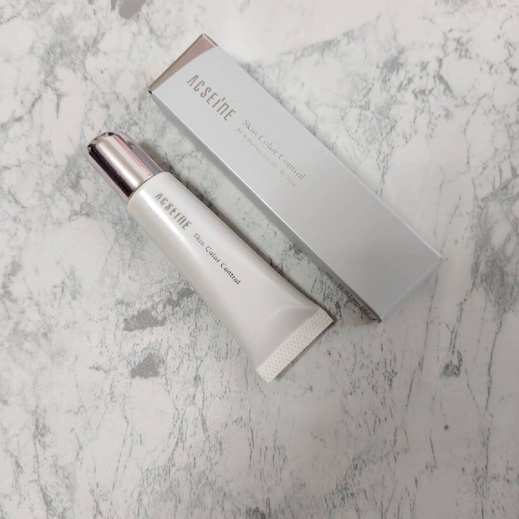 スキンカラーコントロール 02 明るめ/ACSEINE/クリームコンシーラーを使ったクチコミ（1枚目）