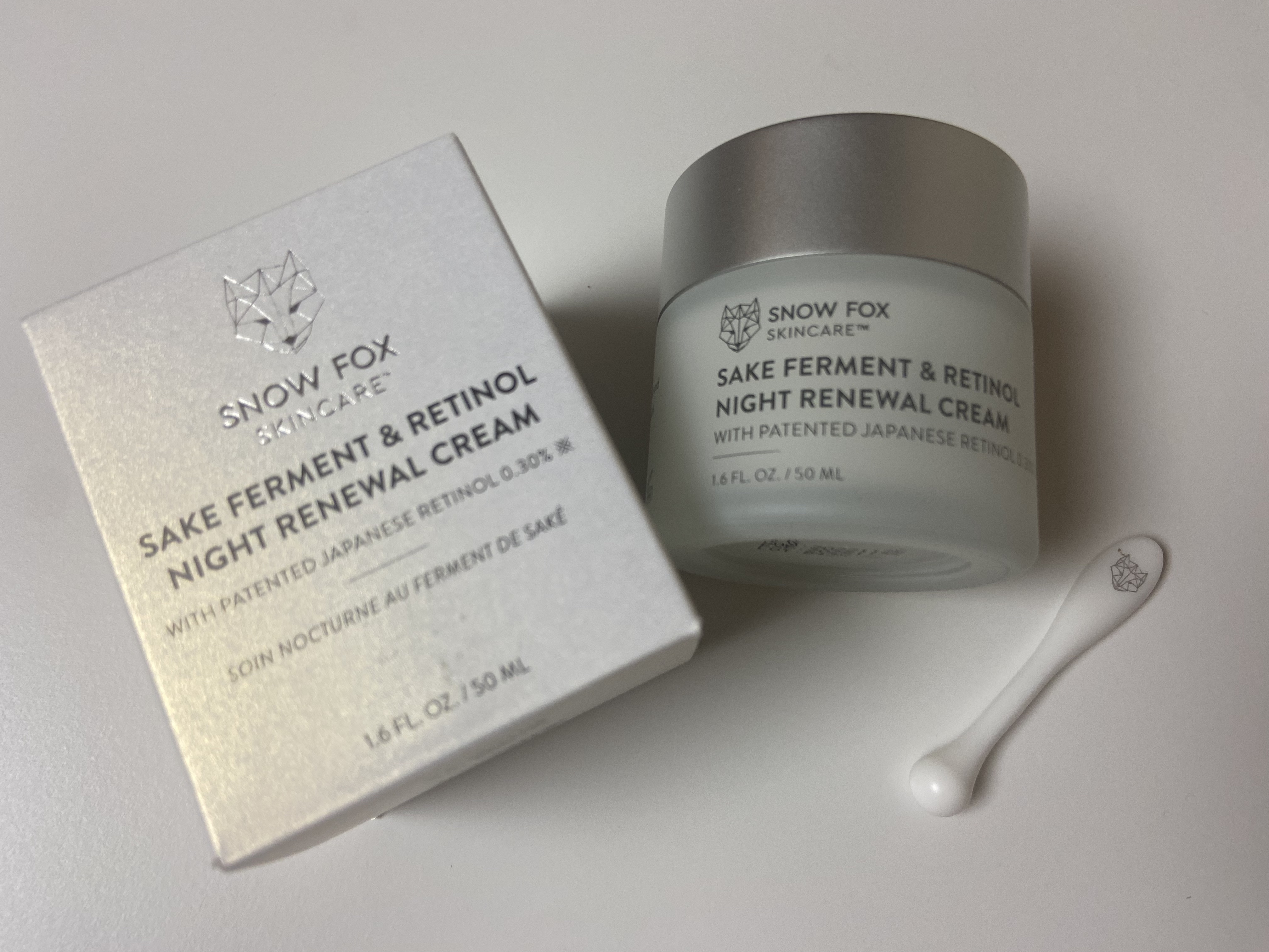 SAKE ナイトクリーム/SNOW FOX SKINCARE/フェイスクリームを使ったクチコミ（1枚目）