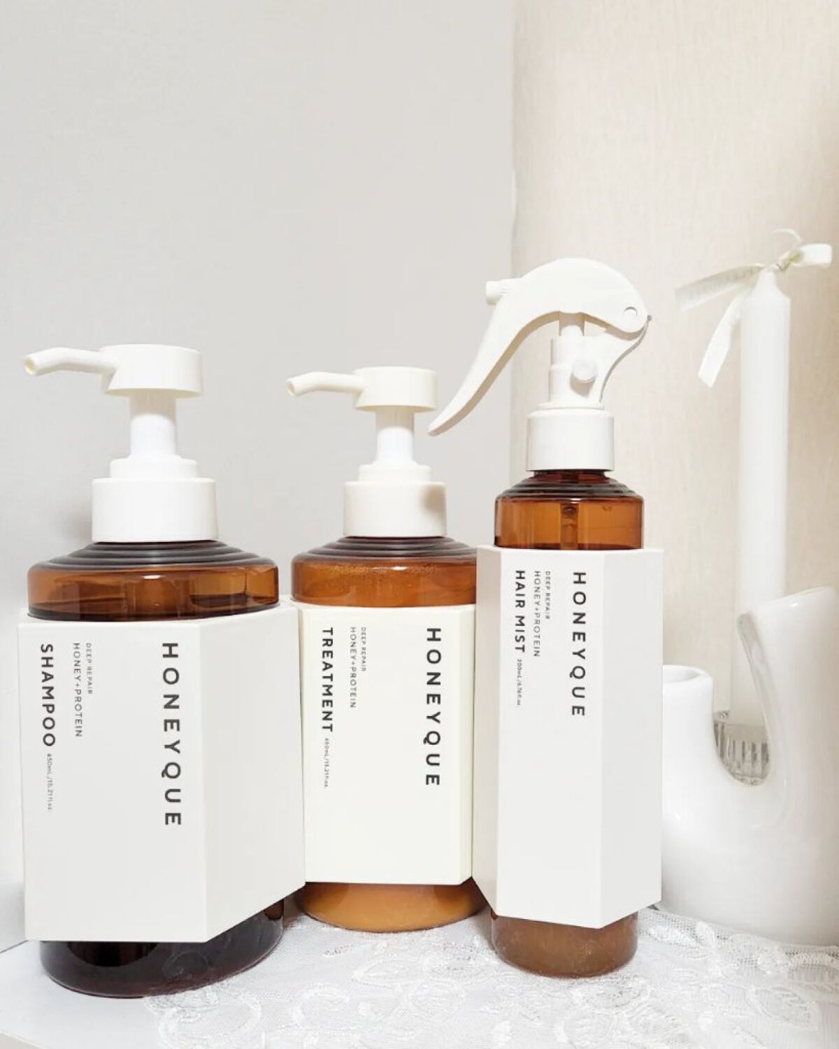 ディープリペア シャンプー モイスト／ヘアトリートメント モイスト/ハニーク/市販シャンプーを使ったクチコミ（3枚目）