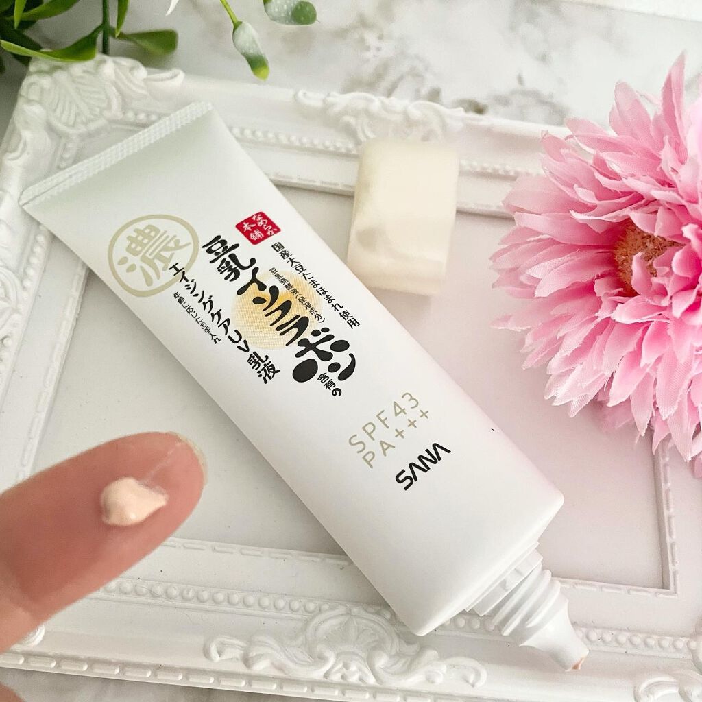 リンクルUV乳液/なめらか本舗/日焼け止めミルクを使ったクチコミ（2枚目）