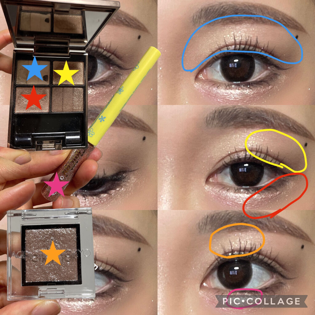 スリーディメンショナルアイズ/LUNASOL/アイシャドウパレットを使ったクチコミ（3枚目）