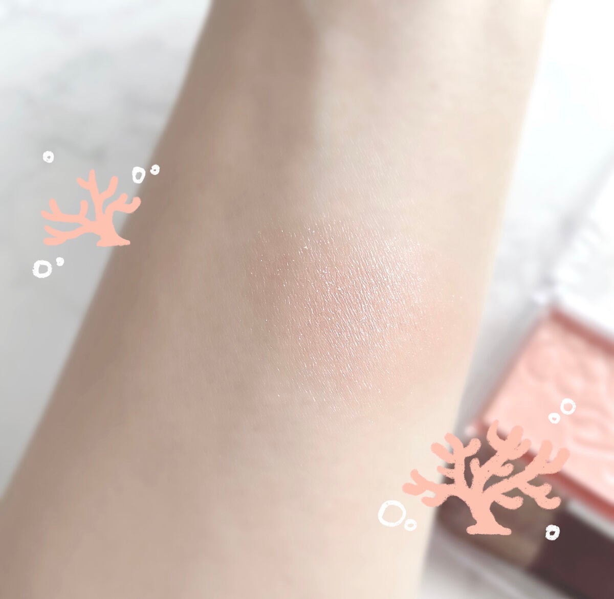 パールグロウニュアンサー/CEZANNE/パウダーハイライトを使ったクチコミ(2枚目)