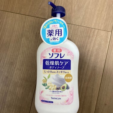 薬用ソフレ 乾燥肌ケア　ボディソープのクチコミ「使い切りボディソープ
薬用ソフレ　乾燥肌ケア　ボディソープ

これは乾燥肌ケアのボディソープの.....」（1枚目）