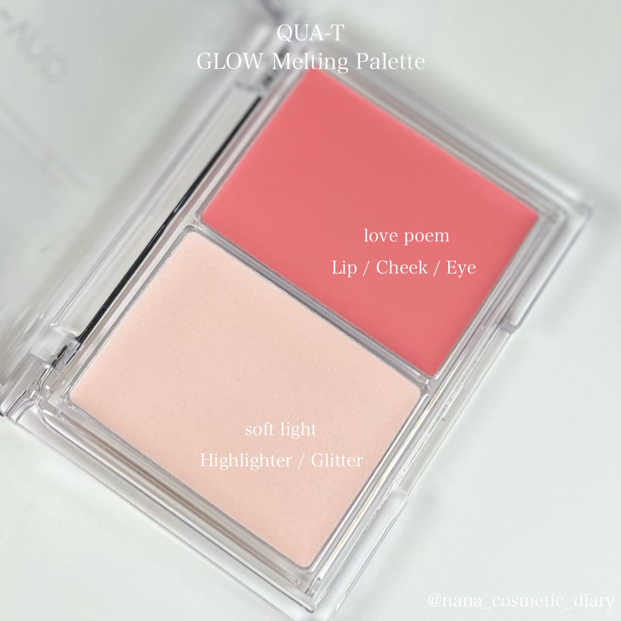 グロウメルティングパレット/QUA-T/ジェル・クリームチークを使ったクチコミ（2枚目）