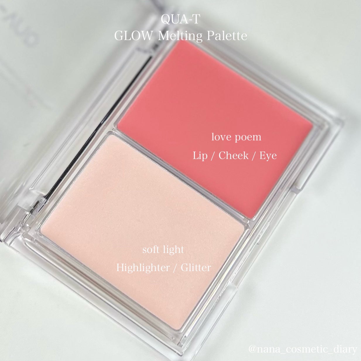 グロウメルティングパレット/QUA-T/ジェル・クリームチークを使ったクチコミ(2枚目)