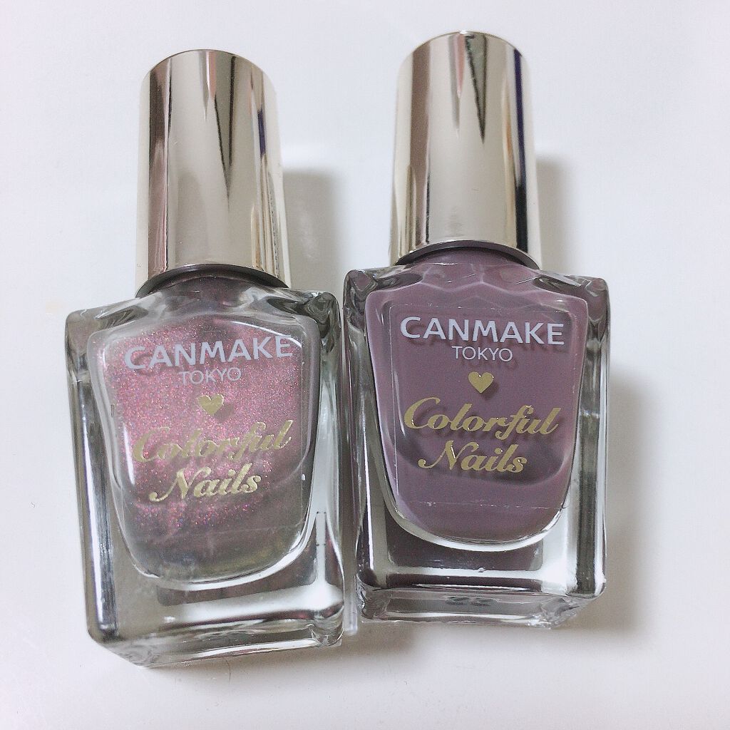 カラフルネイルズ N47 ダスキーパープル/キャンメイク/マニキュアを使ったクチコミ（1枚目）