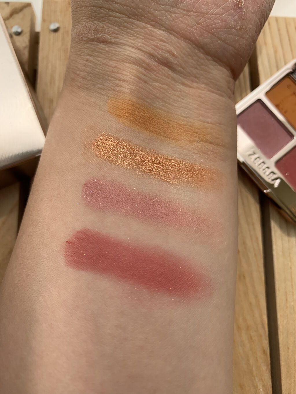 アニマルアイシャドウ(4シェード)/ZEESEA/アイシャドウパレットを使ったクチコミ（3枚目）