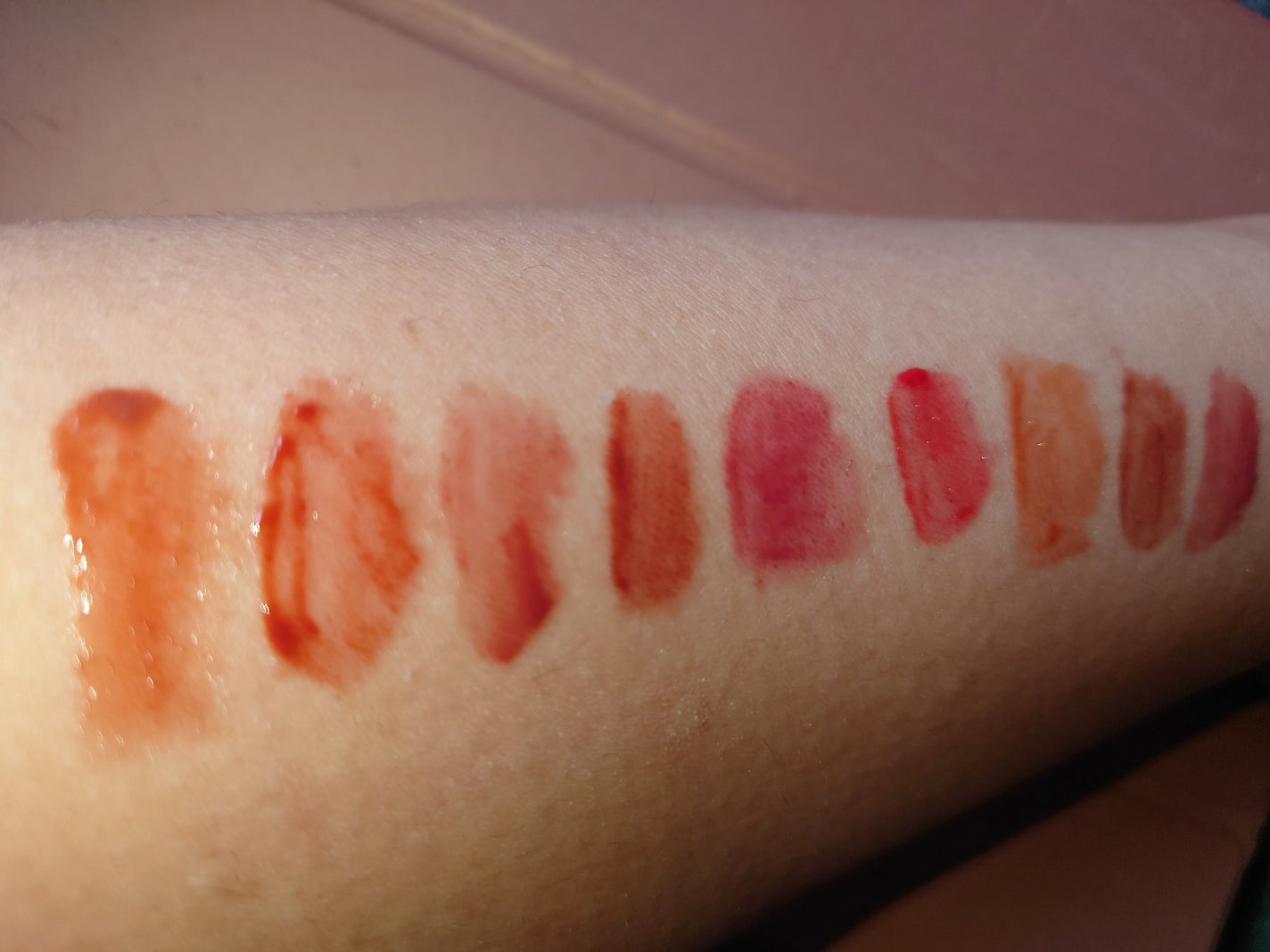 アンドバイロムアンド グラッシーボムティント/&nd by rom&nd/リップティントを使ったクチコミ(2枚目)