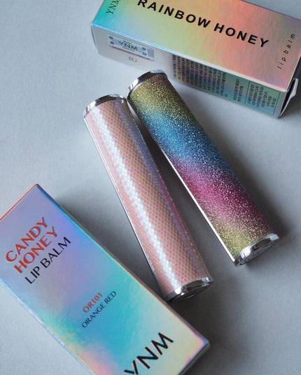 YNM レインボーハニーリップバーム/YNM/リップバームを使ったクチコミ(1枚目)