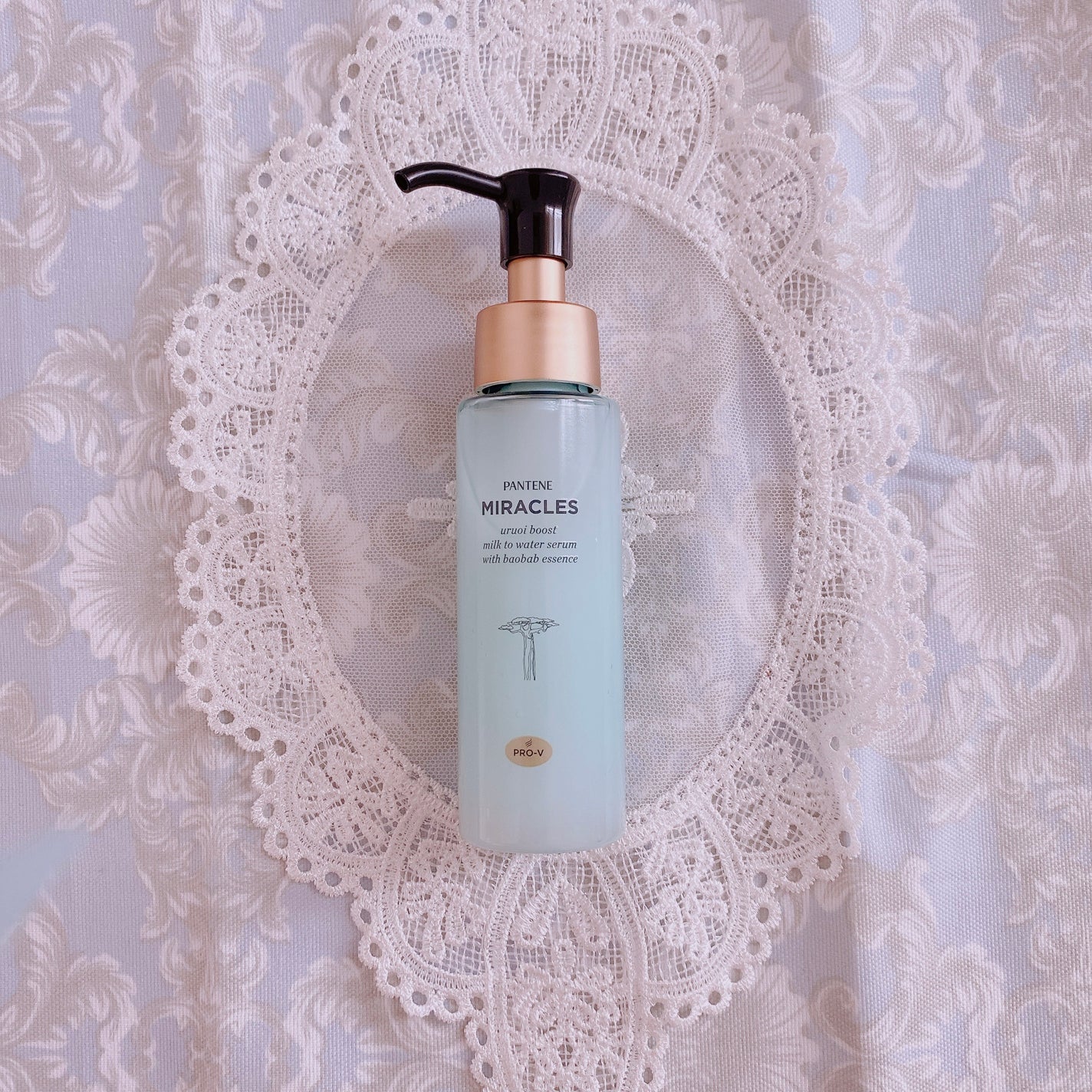 ミラクルズ うるおいブーストミルクウォーターセラム/パンテーン/アウトバストリートメントを使ったクチコミ(1枚目)