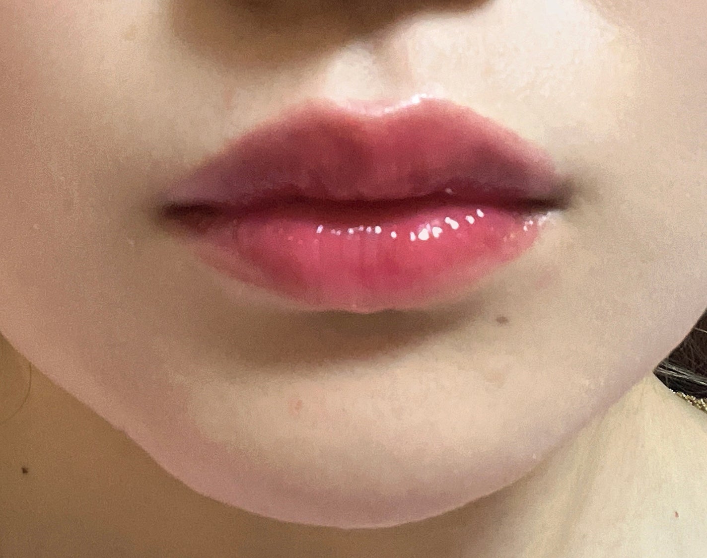 ゲットイットティントグレーズバーム/TONYMOLY/リップティントを使ったクチコミ(2枚目)