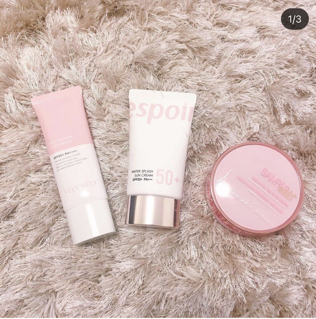 ピーチスキンサンクリーム/VELY VELY/化粧下地を使ったクチコミ（1枚目）