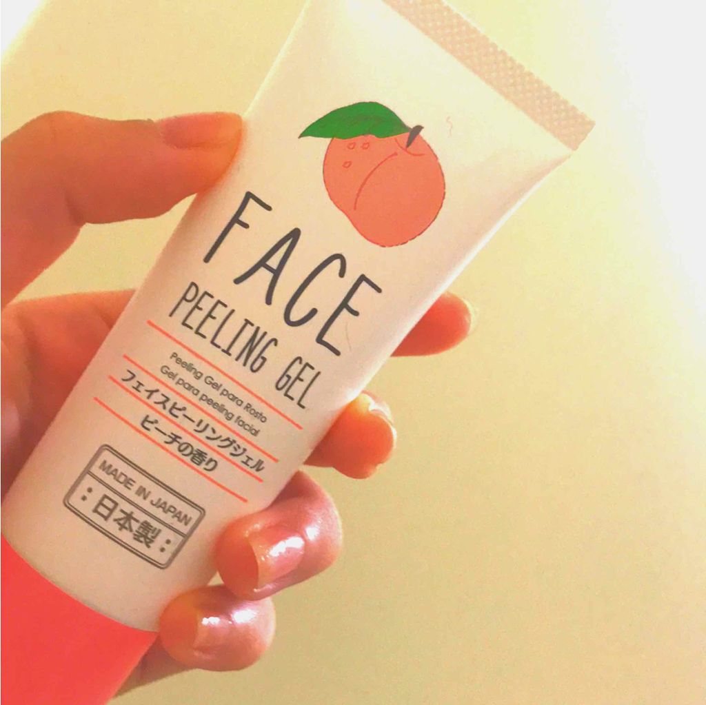 フェイスピーリングジェル ピーチの香り/DAISO/ピーリングを使ったクチコミ(1枚目)