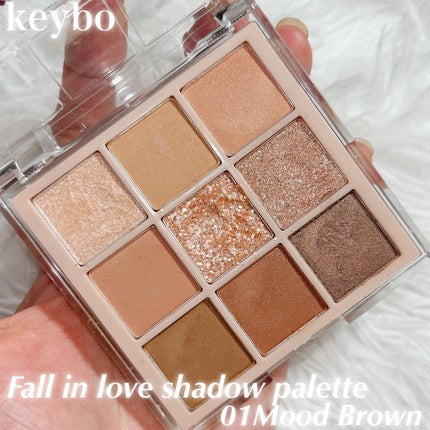KEYBO FALL IN LOVE SHADOW PALETTE/keybo/アイシャドウパレットを使ったクチコミ(2枚目)