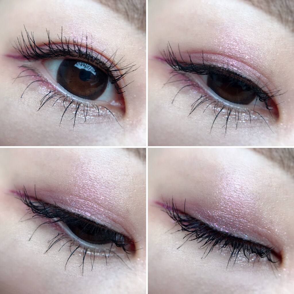 プリズムカラーピグメント 02 ピンク×パープル/Witch's Pouch/単色アイシャドウを使ったクチコミ（1枚目）