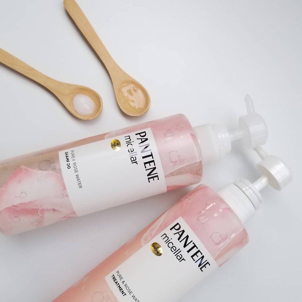 PRO-V ミセラー ピュア&ローズウォーター ノンシリコンシャンプー/トリートメント/パンテーン/市販シャンプーを使ったクチコミ(2枚目)