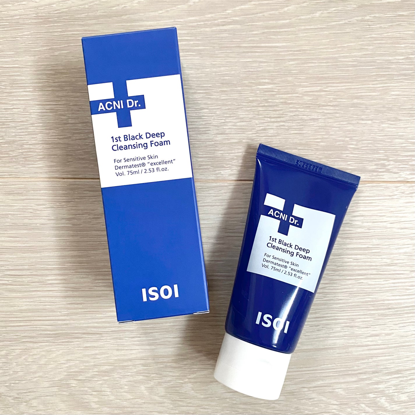 ACNI Dr. 1st Black Deep Clensing Foam/ISOI/洗顔フォームを使ったクチコミ(1枚目)