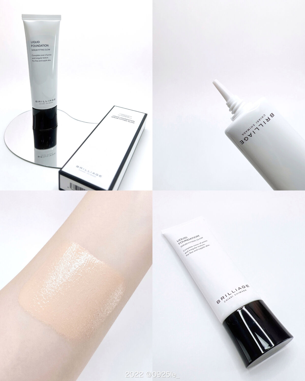 リキッドファンデーション セラム フィッティング グロウ 20/ブリリアージュ/リキッドファンデーションを使ったクチコミ（2枚目）