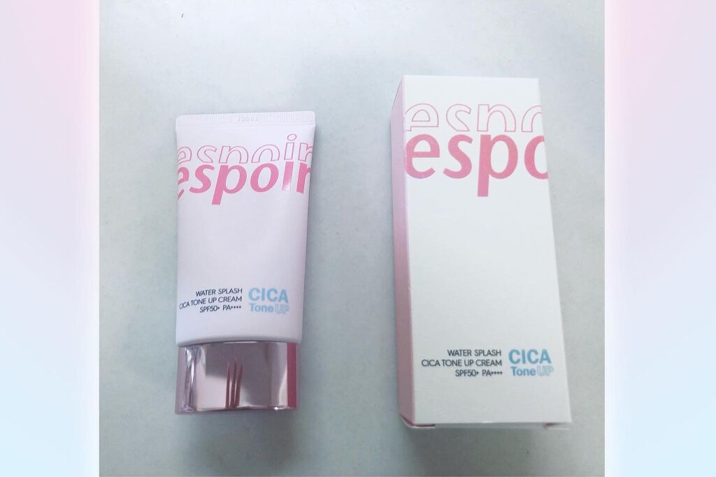 ウォータースプラッシュシカトーンアップクリーム/espoir/化粧下地を使ったクチコミ（1枚目）