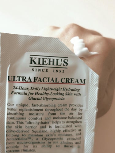 Kiehl's クリーム UFCのクチコミ「🤍𖤐⸒⸒ Kiehl's キールズ 🤍𖤐⸒⸒
クリーム UFC
乳液＆クリーム

うるおいバリ.....」（2枚目）