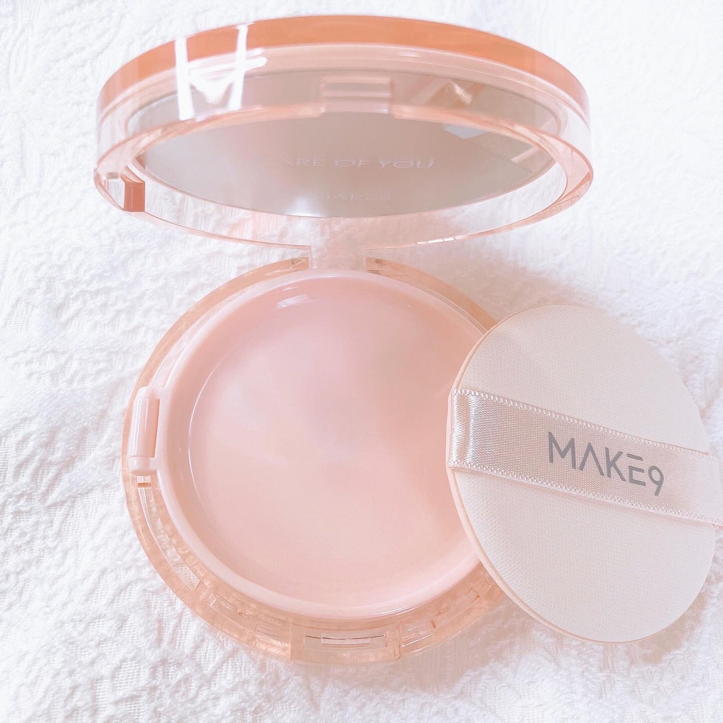 ヌードカーミンググロークッション/MAKE9/クッションファンデーションを使ったクチコミ(4枚目)