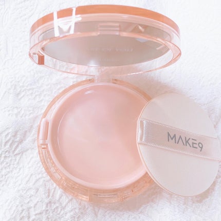 ヌードカーミンググロークッション/MAKE9/クッションファンデーションを使ったクチコミ(4枚目)