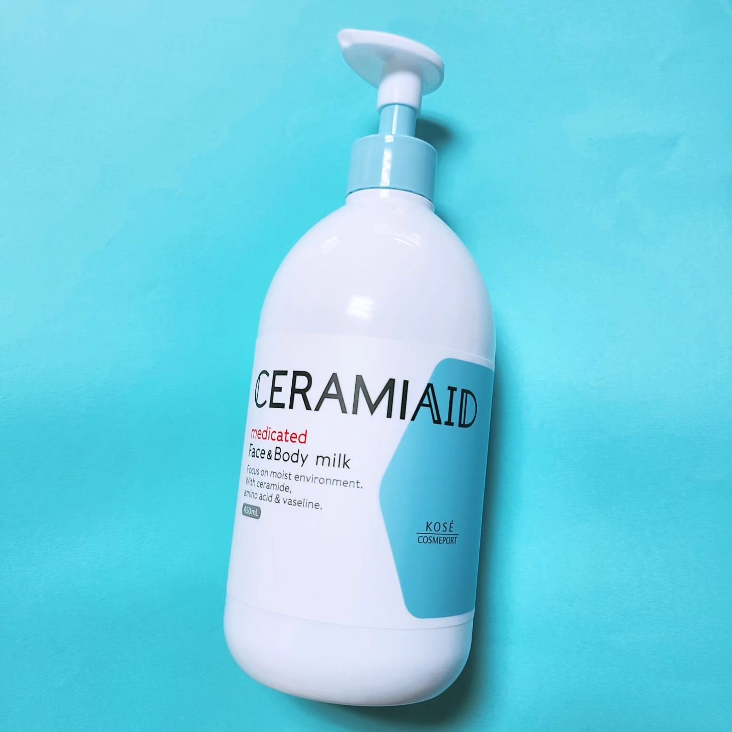 セラミエイド 薬用スキンミルク 450ml/セラミエイド/ボディミルクを使ったクチコミ（2枚目）