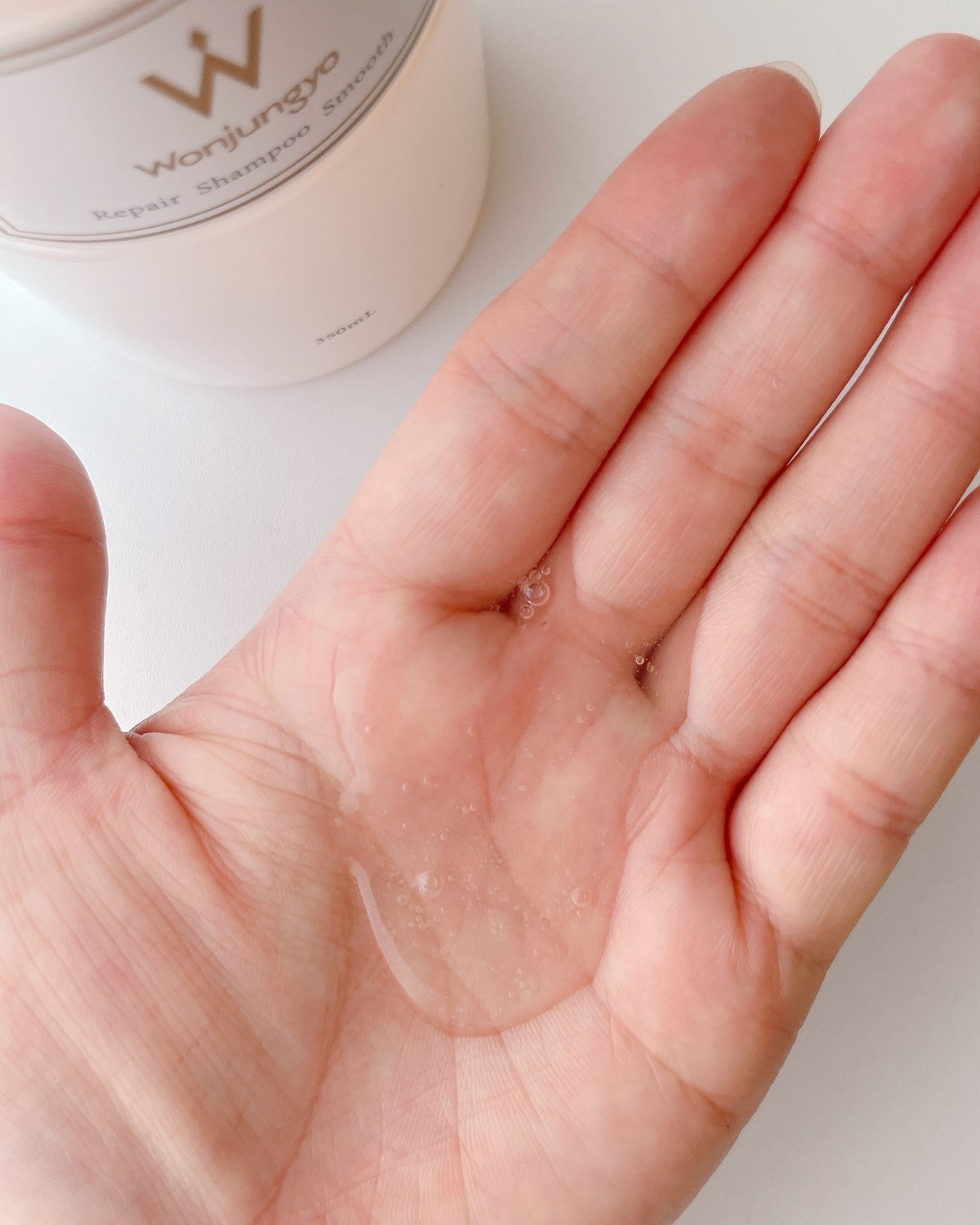 ウォンジョンヨ リペアシャンプー スムース/リペアトリートメント スムース/Wonjungyo/市販シャンプーを使ったクチコミ(3枚目)
