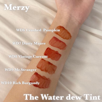 ザ ウォータリーデューティント/MERZY/リップティントを使ったクチコミ(3枚目)