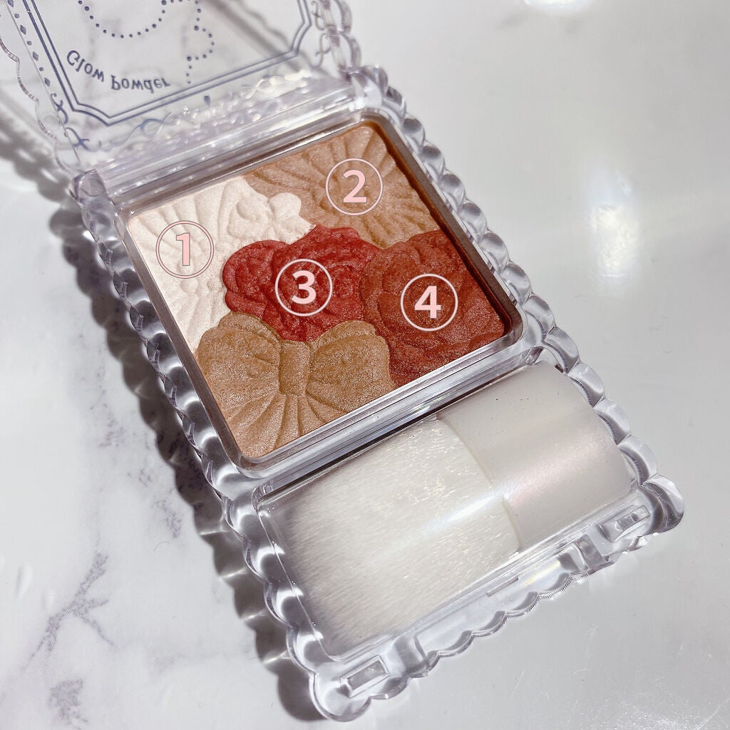 グロウフルールチークス/キャンメイク/パウダーチークを使ったクチコミ(2枚目)