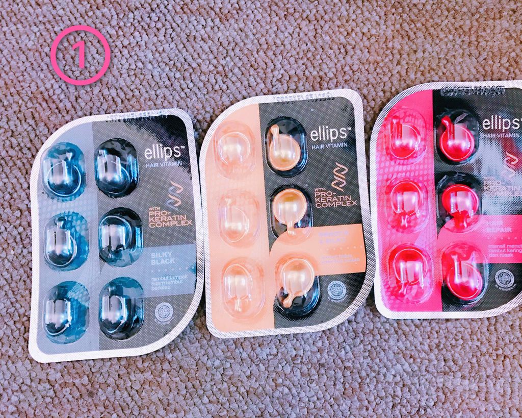 ヘアーオイル【トリートメント】/ellips/ヘアオイルを使ったクチコミ(2枚目)