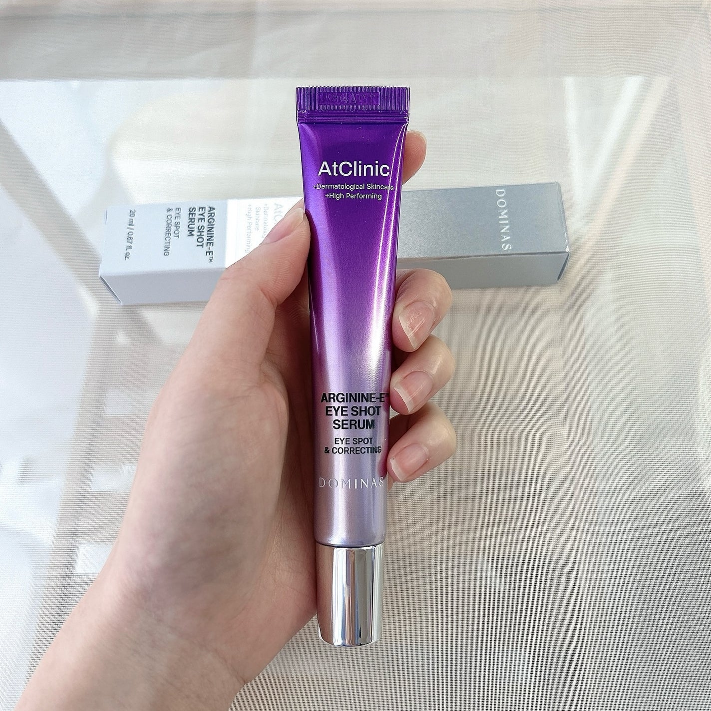 アットクリニック アルギニン E アイショットセラム/DOMINAS/アイケア・アイクリームを使ったクチコミ(6枚目)