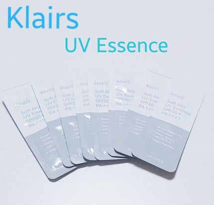 ソフトエアリーUVエッセンス/Klairs/日焼け止めローションを使ったクチコミ(1枚目)