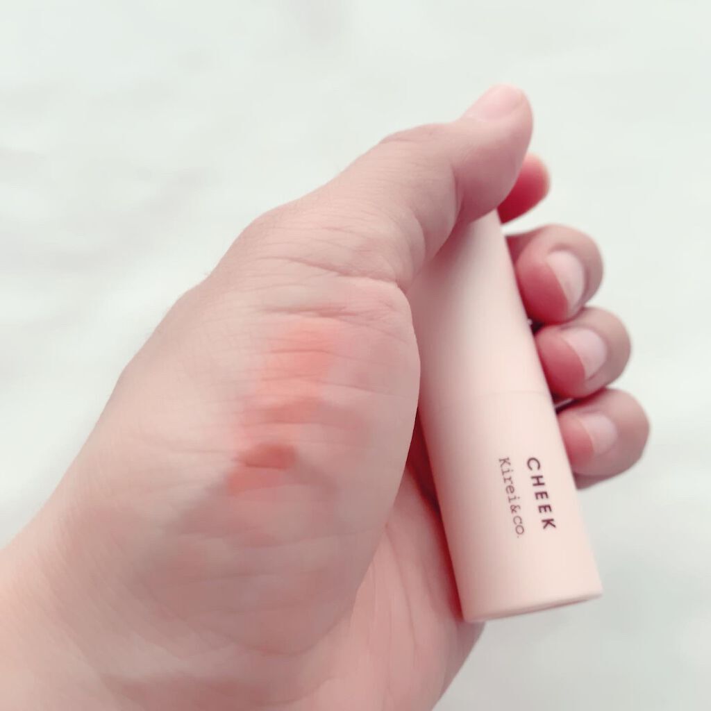 スティックチーク/Kirei&co./ジェル・クリームチークを使ったクチコミ(3枚目)