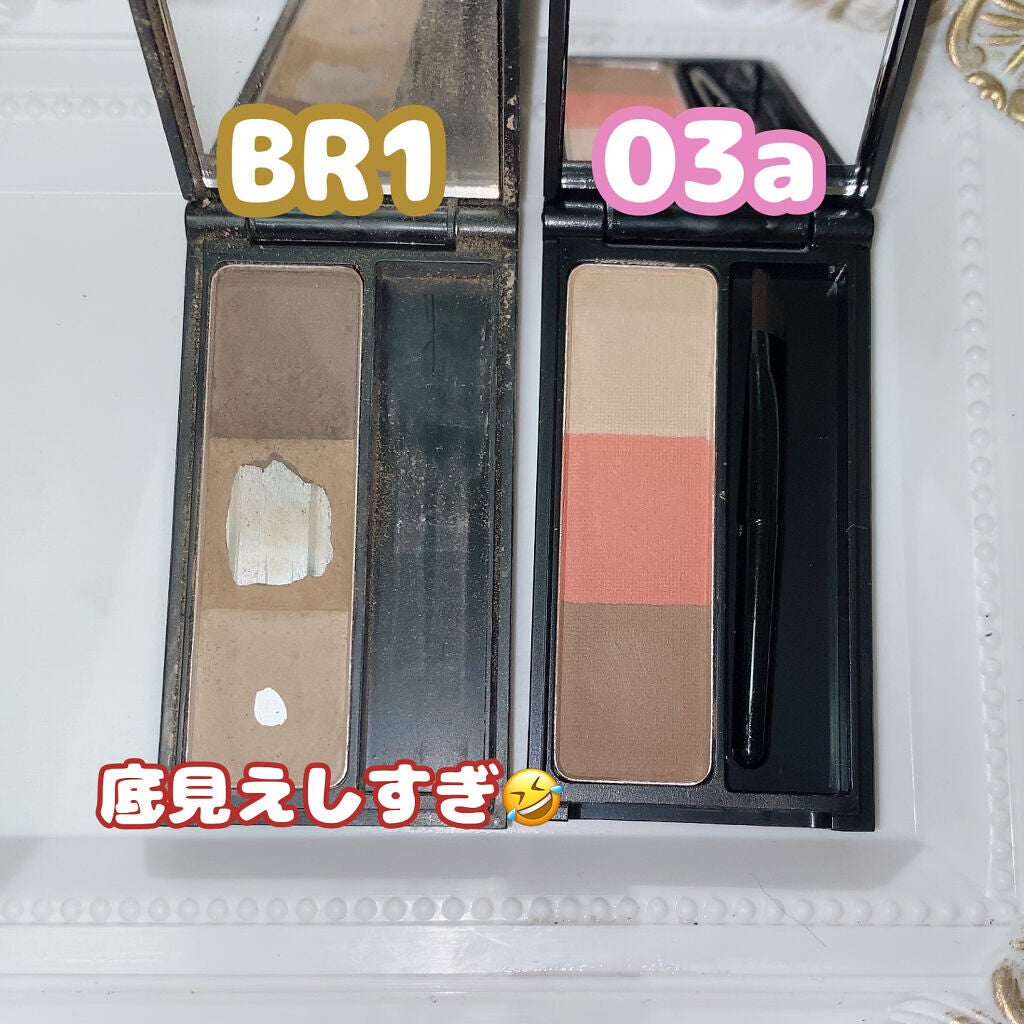 UR GLAM EYEBROW POWDER/U R GLAM/パウダーアイブロウを使ったクチコミ(4枚目)