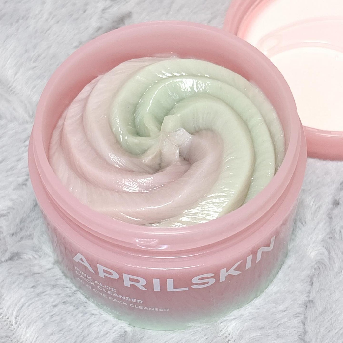 ピンクアロエメレンゲクレンザー/APRILSKIN/その他洗顔料を使ったクチコミ(2枚目)